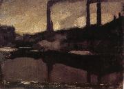 Piet Mondrian Factory oil